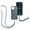Blue, variant on Case for iPhone 14 Pro 2022, Rugged PC Backplane Detachable Crossbody Lanyard Anti-fingerprint Anti-slip Drop Resistant Shockproof Ultra-clear Slim & Light Case for iPhone 14 Pro, Black