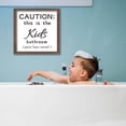 thumbnail image 3 of Kids Bathroom Picture Framed Signs (7x7inch) Solid Wood Photo Frames with Acrylic Sheets & Canvas Liner Painting, 3 of 9