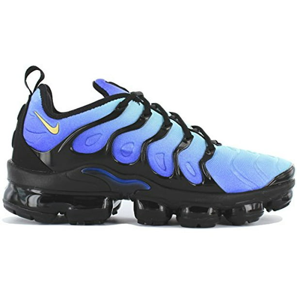vapormax plus hyper blue on feet