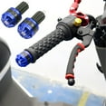 thumbnail image 2 of Blue Blue Aluminum Alloy Motorcycle Handlebar Plug For Modification And Decoration, 2 of 7