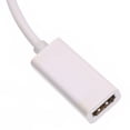 thumbnail image 2 of Miangastore Display Cord White 1Pcs 6.7In Mini DisplayPort to HDMI Adapter, 2 of 5