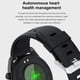 thumbnail image 4 of Reloj inteligente para teléfonos Android y teléfonos iOS Reloj de fitness para correa de TPU negra Sunnimix Reloj inteligente, 4 of 8