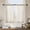 Natural, variant on Linen Kitchen Window Curtains Over Sink Rod Pocket 50x24 2Sets Rustic Country Semi Sheer Light Filtering Curtains for Wide Bathroom Window Basement RV Ivory White