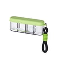thumbnail image 1 of TIELUTT Portable Organizer for Daily and Vitamin Storage with 4 Compartments Meal Prep Bag Fridge Organizer Set Vegetable Tray Candy Buffet Containers Silicone Soup Freezer, 1 of 6