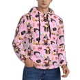 thumbnail image 2 of Lsque 2336109497 Pattern Casual Men's Hoodie,Hooded Sweatshirt with Kangaroo Pocket,Pullover Hoodie-Medium, 2 of 7