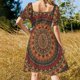thumbnail image 5 of Vestido Vegemite de manga corta, vestido de dama de honor, vestidos de noche para mujer, tendencia de ropa para mujer 2025., 5 of 7