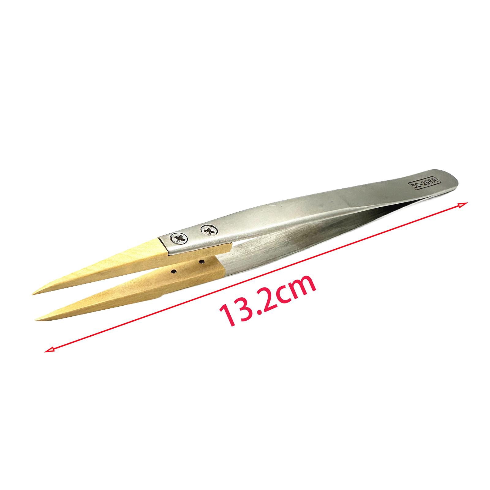 FVDPWYE Boxwood Tip Tweezers Does Not Hurt Watch Parts Watchmakers Repairing Accessories