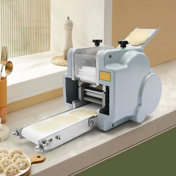 Miumaeov Automatic Dumpling Skin Machine Dumpling Wrapper Maker with 9cm Model 60 Pieces/Min 140W 110V