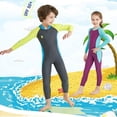 thumbnail image 4 of One-Piece Long Sleeves Kids Diving Suit Children Full Body Wetsuit Keep Warm Uv Protection Swimwear For Surfing Snorkeling Swim, 4 of 6