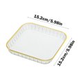 thumbnail image 3 of QJUHUNG  Dining Table Set  Plastic Dinnerware  Elegant Plates  Versatile Kitchen Cutlery  Perfect for Snacks  Fruits  Chips  Easy to Clean  Durable Home Dining Solution, 3 of 4