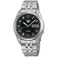 thumbnail image 1 of Seiko Montre Habillée Automatique 5 pour Homme SNK393K Noire en Acier Inoxydable, 1 of 3