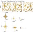 thumbnail image 2 of Star Wall Stickers Girls Room Wall Decals (116pcs) Sparkle Wall Sticker Stick and Peel Stars Stickers-6 Sizes, 2 of 4