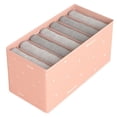 thumbnail image 2 of Cheers.US Wardrobe Clothes Organizer Closet Organizers Clothes Bedroom Drawer 7 Grids Foldable Box for Clothing Jeans T-shirts, 2 of 5