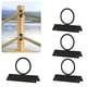 thumbnail image 1 of Paquete de 4 Soportes de Cuerda de 2 Pulgadas para Postes de Esquina, Soportes de de Caída de Acero Inoxidable, Decorativos para Cercas de Cuerda de ., 1 of 5