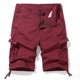 thumbnail image 2 of Ceisia Gift Men's All-Season Work Shorts - Fashion Solid Color Multi-Pocket Outdoor Sports Cuffed Hem Casual Shorts, 2 of 6