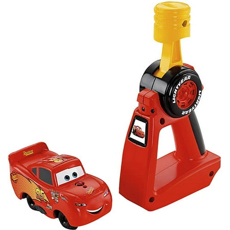 Fisher-Price GeoTrax Pixar Cars Turbo Remote Control Lightning McQueen 95 - Walmart.com