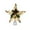 B, variant on Wrought Iron Christmas Tree Topper Star - LED Light Up Tree Top Decoration, Glowing Powdered Wicker Star for Holiday Decor