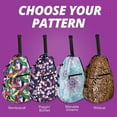 thumbnail image 6 of Womens Tennis Backpack - Taboo Fashions Ladies Tennis Bag Holds Two Racquets, Padded Straps and Side Carry Handle, 6 of 9