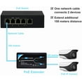 thumbnail image 3 of 2X 2 Port POE Extender 10/100Mbps with IEEE 802.3Af Standard Input / Output for IP Camera Extend 100 Meters, 3 of 6