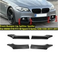 thumbnail image 2 of Front Bumper Lip Spoiler Bumper Corner Splitter For BMW 5 Series F10 F11 M Sport 520i 530 2010-2016 Diffuser Body Kits Tuning, 2 of 7