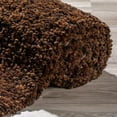 thumbnail image 7 of Utopia UT100 Brown Shag Rug 8' X 8', 7 of 7