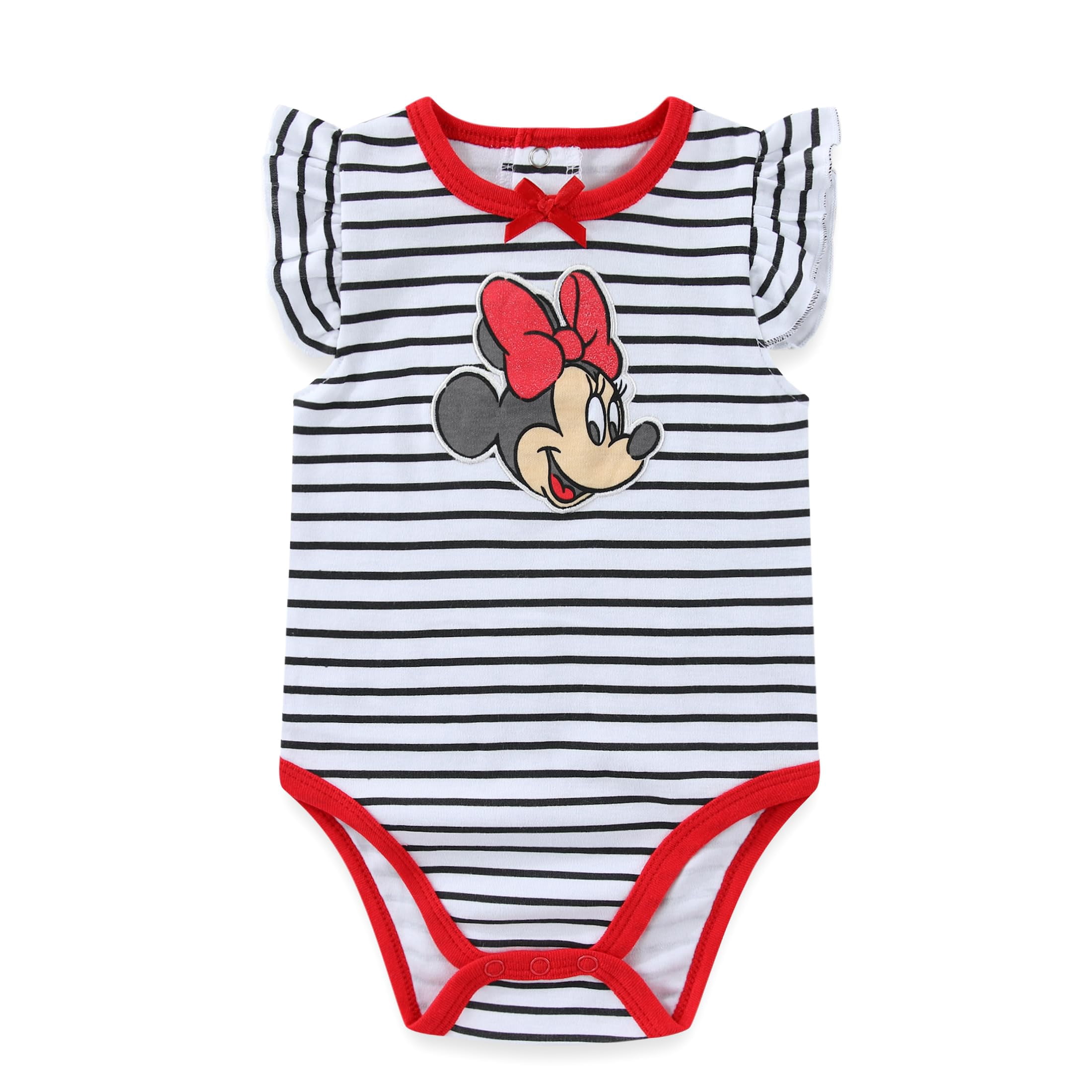 Disney Minnie Mouse Bodysuit (Baby Girls), 3 Pack, Sizes 3M-12M
