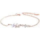 thumbnail image 1 of Cadena de muñeca de mariposa, pulsera femenina delicada ajustable, joyería de muñeca encantadora, 1 of 5