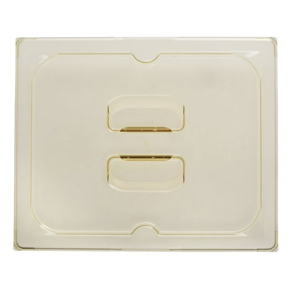 Vollrath Super Pan® 1/2 Size Amber Plastic Solid High-Temperature Food Pan Lid