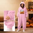 thumbnail image 6 of Unisex Couples Halloween Jumpsuit Costume Matching Loungewear Sleepwear Cosplay Outfit For Party Dress Up Home Lounge Night Events Photo Sessions Seasonal Gatherings And Holiday Wear, 6 of 7