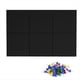 thumbnail image 2 of Al Tablero de Corcho, Paquete de 6 Azulejos de Fieltro para Pared con 50 Chinchetas, Tableros de Corcho Negro para Tablero de Corcho, 2 of 5