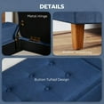 thumbnail image 5 of CQSXDA Comfortable Upholstered Storage Ottoman Bench With Lift Top Design And Quality Rubberwood Legs For Your Entryway, 5 of 8