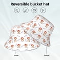 thumbnail image 2 of Fotbe Corgi With Santa Claus Hat Sombrero Tipo Pescador con Estampado – Sombrero de Sol de Algodón de Moda para Playa, Golf, Pesca, 2 of 6