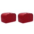 thumbnail image 1 of WUSUOWEI 2PCS Bread Toaster Cover and Protector,Toaster Cover,Polyester Fabric Quilted Four Slice Toaster Appliance Dirt Proof Cover for Kitchen Small Appliance Dirt and Fingerprint Protection, 1 of 1