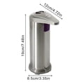 thumbnail image 3 of Clearance! Automatic Induction Soap Dispenser Stainless Steel Adjustable Liquid Output Soap Machine Washing Mobile Phone Champagne Color Soap Dispenser, 3 of 4