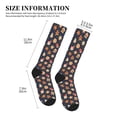 thumbnail image 2 of Lsque Holiday Gingerbreads Pattern Sport Compression Socks for Men & Women 15-20 mmHg Knee High Nurse Pregnant Running Medical and Travel Athletic, 2 of 6