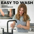 thumbnail image 3 of Zulay Kitchen Premium Garlic Press - Garlic Masher with Soft, Easy to Squeeze Handle (Silver), 3 of 9
