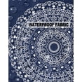thumbnail image 5 of Pack of 2 Outdoor Pillow Covers, Mandala Geometric Pattern Waterproof Square Throw Pillowcase Cushion Decorative Pillow Covers for Couch Patio Tent, 24x24 in, 5 of 6