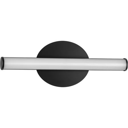 

Phase 3 Collection 16 in. Matte Black Small Modern 3CCT Integrated LED Linear Vanity Light