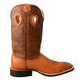 thumbnail image 2 of TWISTED X Adult Female 11in Ruff Stock Tan and Tooled Brown Boots, Size: 7, Width: B, 2 of 5