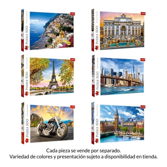 Rompecabezas 500 Piezas Trefl WTR500 Varios Modelos 1 Pieza