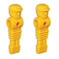 thumbnail image 1 of 2 Yellow Imperial Replacement Foosball Men, 1 of 4