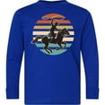 thumbnail image 3 of Inktastic Rodeo Team Roping Cowboy Long Sleeve Youth T-Shirt, 3 of 5