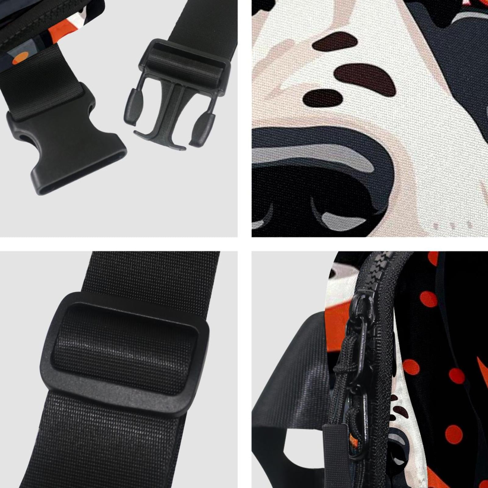 Dalmatians Crossbody Bag Waist Pack Waist Bag Lightweight Adjustable with Extension Strap Unisex Fanny Pack