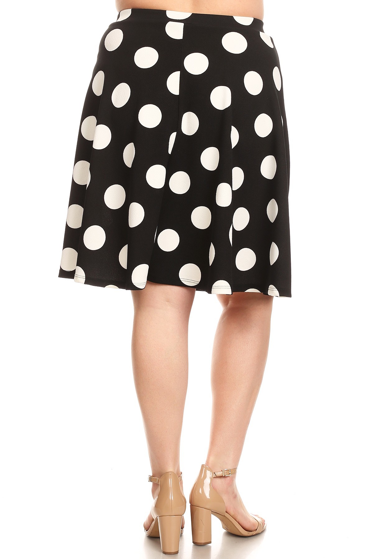 Plus Size Women's Trendy Style Print Knee Length Skirt - Walmart.com