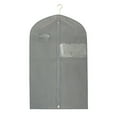 thumbnail image 2 of Soumake Garment Bag Business Card Holder Clear Window Dustproof Hanging Clothes Bag Non-Woven Fabric Closet Storage Coats Jackets Shirts Suit Garment Cover Bedroom Supplies, 2 of 8