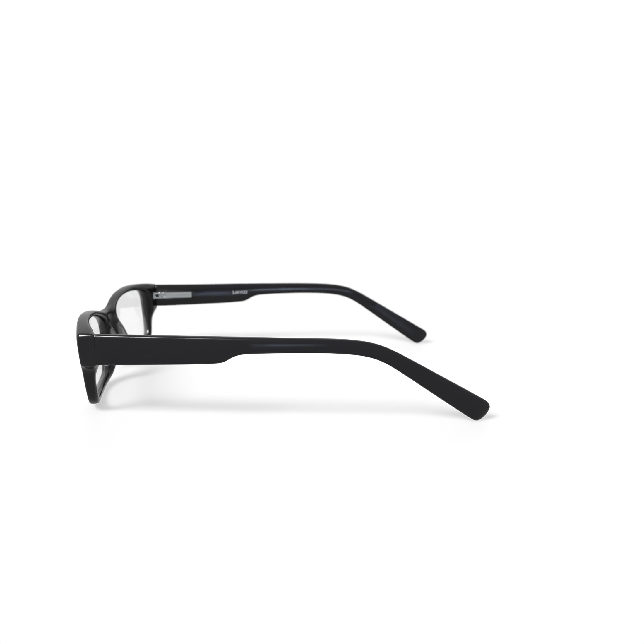 Walmart Youth FM12024 Rectangular Prescription Eyeglasses with Case, Black/Blue