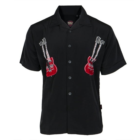 Double Neck Guitars Men's Club Shirt - Medium