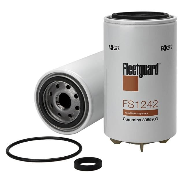 FS1242 Fleetguard Fuel Filter (Pack of 2)