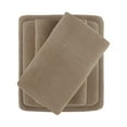 thumbnail image 5 of Comfort Classics Micro Fleece 4 Piece Brown Sheet Set, California King, 5 of 6