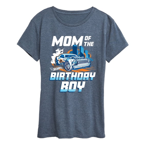 Hot Wheels - Mom Of Birthday Boy Women's Short Sleeve Graphic T-Shirt